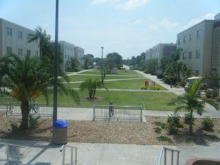 Outside view of Residence Hall Quad