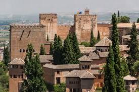 Birds eye view of Alhambra